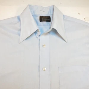 VINTAGE 1960's 60's TOWNCRAFT JCPENNEY Dacron Polyester SHIRT Mens 15.5 - 32 - Picture 1 of 3