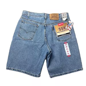 Pantaloncini jeans vintage anni '90 • Nuovi con etichette Levis 550 denim arancione tab • adatti da uomo 30-31 W - Foto 1 di 11