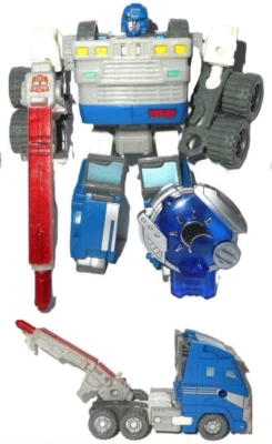 TRANSFORMERS cybertron ARMORHIDE 2005 2006 complete scout class tow truck huffer - Image 1 of 3