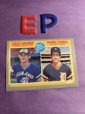 1985 Fleer #645 Kelly Gruber Rookie Card Toronto Blue Jays