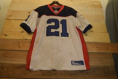 Willis McGahee 球衣成人男式 52 蓝色水牛比尔 NFL 足球 锐步 — 第 1/4 张图片