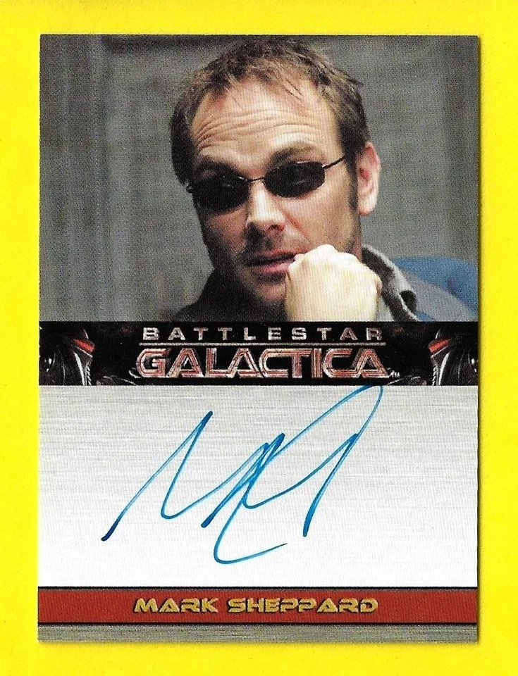 2008 Battlestar Galactica Staffel 3 Autogramm Mark Schäferhund Als Romo Lampkin - Bild 1 von 3