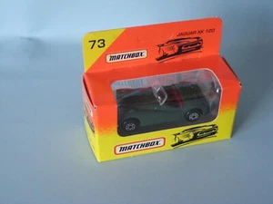 Matchbox Jaguar XK120 Lt Green Body Australia Rare 70mm Boxed Sports Car - Bild 1 von 2