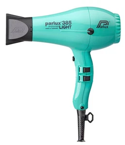 Parlux 385 Power Light Ionic And Ceramic Aquamarine Made in Italy +2 Salon Clips - Picture 1 of 1