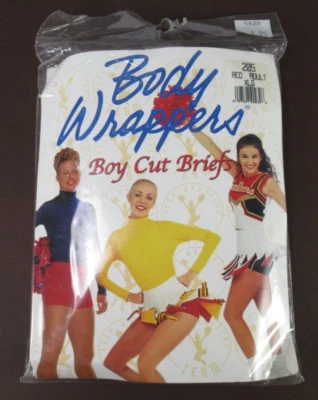 Lote de 2 calzoncillos Body Wrappers corte niño, adulto X-grande, rojo, 205 (D EC) Foto 1 de 2