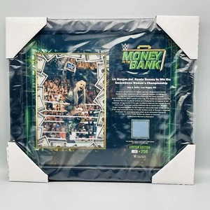 WWE RARE LIV MORGAN 15” X 17” PLAQUE W/ RING CANVAS MONEY IN THE BANK 2022 NEW - Picture 1 of 5