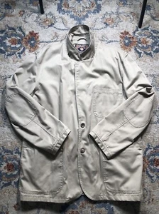 Duluth Trading Company Cotton Khaki Chore Jacket Barn Coat Pockets Mens XL - Picture 1 of 8