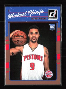 2016 Donruss Optic  #188  Michael Gbinije Rookie Detroit Pistons