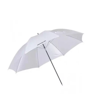 Westcott 2005 45" óptico blanco satinado paraguas - marco de fibra de vidrio Foto 1 de 4