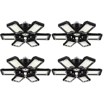 LED Garage Lights 4 Pack -180W, 18000LM 6500K Led Shop Light with 6+1 Deforma... - Image 1 of 4