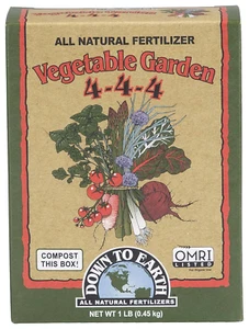 Down To Earth Organic Vegetable Garden Fertilizer 444 1lb - Picture 1 of 6