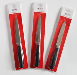 3 RÖSLE Messer 128 mm Küchenmesser Universalmesser Allzweckmesser Küchenmesser - Bild 1 von 1