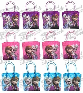 Disney Frozen Anna Elsa & Olaf Party Favor Supplies Goody Loot Gift Bags [12ct] - Picture 1 of 9