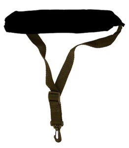 Perris Padded Fabric Saxophone Strap in Black - Picture 1 of 2