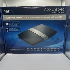 Cisco Linksys Smart Dual Band Wi-Fi Router N900 450 MBPS EA4500 - Picture 1 of 4