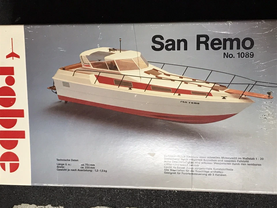 ROBBE Krick Rc Yacht SAN REMO NEU RARITÄT rc Boot - Bild 1 von 4