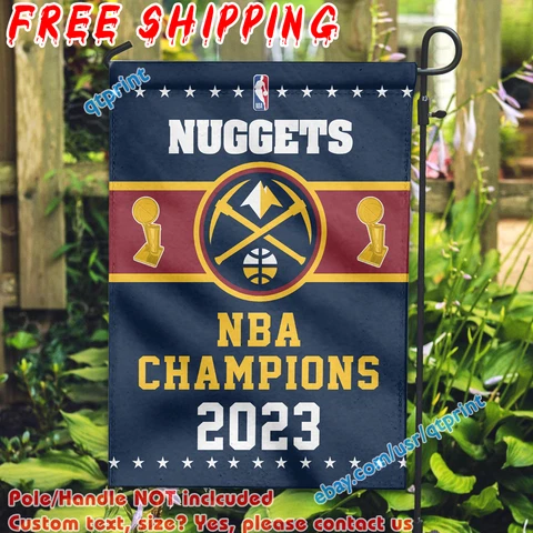 Denver Nuggets NBA Final Champions 2023 Garden Flag 12x18" Fans Home Decor NEW Cover