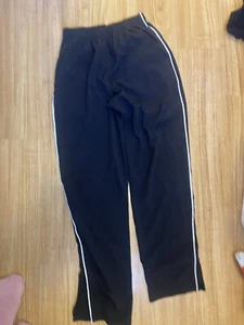 Vintage Street Activewear Soffe Women’s Black Track pants Large/xs - Picture 1 of 7