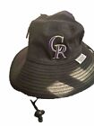 New Era Colorado Rockies Camouflage￼ Boonie Bucket Hat MLB Black Heather New