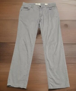 Brax Pantalone Uomo Cooper Fantasia Regolare Gamba Dritta Chino Grigio 34x34(32x30) Effettivo - Foto 1 di 9