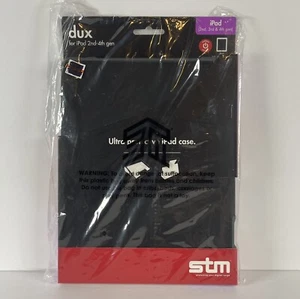 Apple iPad 2, 3, 4 Case Rugged Case STM Dux Black Protective STM-222-066J-01 - Picture 1 of 15