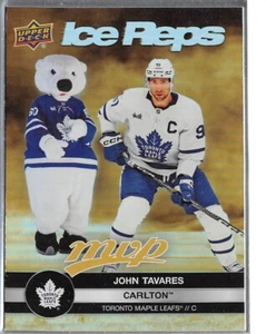 2023-24 Jugador Más Valioso Jugador Más Valioso Representantes de Hielo Oro #IR19 John Tavares/Carlton el Oso - Imagen 1 de 2