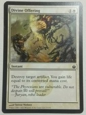 MTG Divine Offering Mirrodin Besieged Regular Common