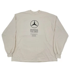 Kanye West Donda T-Shirt XL Atlanta Listening Party Event Long Sleeve Rap Tee - Picture 1 of 7