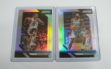 2 Lot: 2018-19 Panini Prizm Basketball Silver #95 Julius Erving & DeAndre Jordan