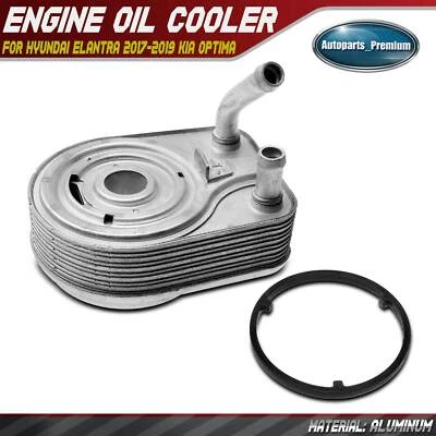 Enfriador de aceite de motor para Hyundai Sonata Veloster Elantra Kia Optima Forte5 L4 1,6 L Foto 1 de 4