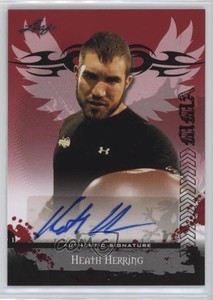 2010 Leaf MMA Auto Heath Herring #AU-HH1 Auto