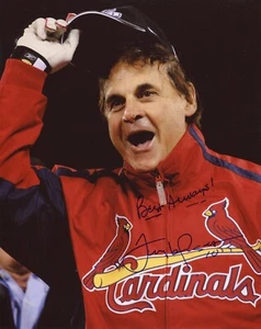 Tony LaRussa St. Louis Cardinals A's signed 8x10 photo autograph PSA JSA - Picture 1 of 1
