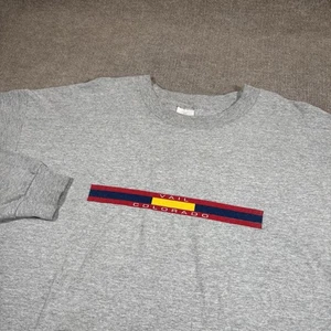 Vintage 90s Vail Colorado T-Shirt Herren 2XL Langarm Grau Murina Made In USA - Bild 1 von 9
