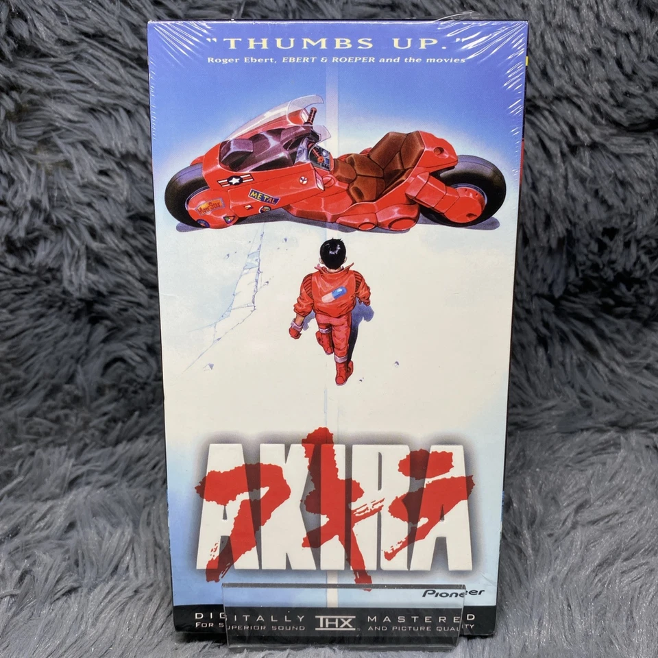 Akira VHS Tape 1987 Widescreen Digitally Remastered Pioneer New Factory Sealed - Image 1 of 4