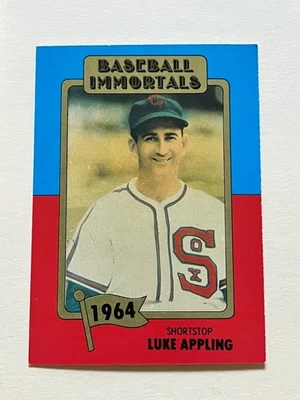 1980s SSPC Baseball Immortals 1st Printing Luke Appling #95 - Image 1 of 2