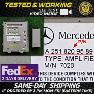 ✅Tested🎦 Amp +Module 07-06 Mercedes GL450 ML350 R350 Amplifier Audio System OEM - Bild 1 von 20