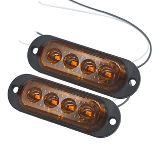 2x LED Truck Trailer Front Rear LED Side Marker Lights indicator Lamp Sealed - Picture 1 of 6