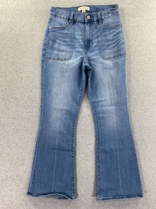 Lucky Brand Jeans Damen 6/28A blau Stevie High Rise Flare Denim Fronttaschen - Bild 1 von 13