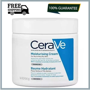 CeraVe Moisturising Cream 454g For Dry to Very Dry Skin Fragrance Free - Picture 1 of 4