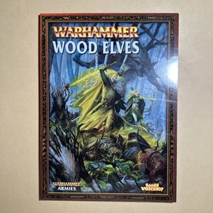 Warhammer Classic Wood Elves Army Book Vintage 2005 SC 25A1370 - Picture 1 of 2