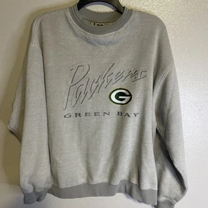 Vintage Green Bay Packers Rundhalsausschnitt Lee Sport grau Sweatshirt Herren Größe Medium - Bild 1 von 11