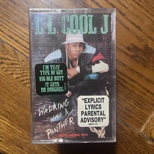 NEW SEALED LL Cool J Walking with a Panther Cassette 1989 Columbia - Picture 1 of 2