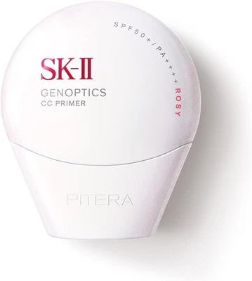 New SK-II Genoptics CC Primer 30g SPF50+ PA++++ CC Cream Sunscreen Rosy Pink - Image 1 of 4