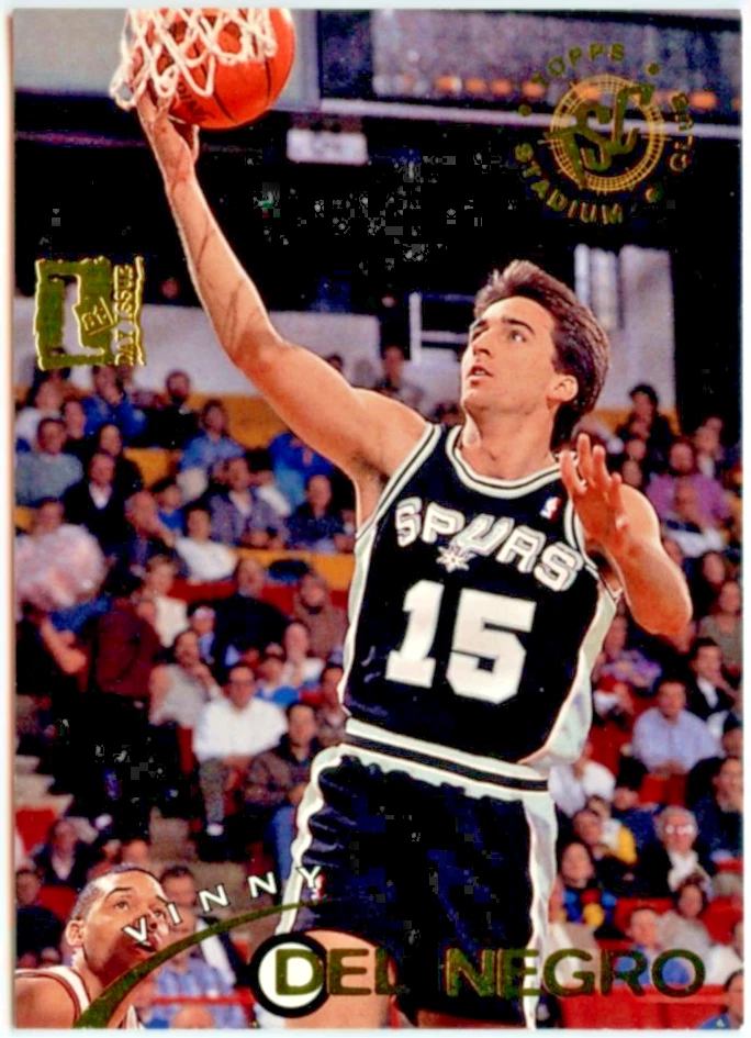 1994-95 Topps Stadium Club First Day Issue Vinny Del Negro  *SAN ANTONIO SPURS* - Image 1 of 1