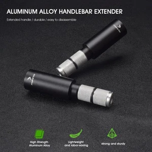 1 Pair Bicycle Handlebar Extension Rod Suitable For Grips Ports Extend Bike Part - Picture 1 of 12