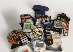 Lot 6 Handheld Electronic Games Mastermind Ken Ken Rubiks Slide Revolution  - Bild 1 von 12