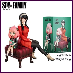 Hot 15 cm Anime Figure SPY×FAMILY Anya Alstreim Yor Forger Modellino PVC - Foto 1 di 19