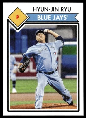 2020 Topps 582 Montgomery Club Set 1 Hyun-Jin Ryu Toronto Blue Jays #5 - Image 1 of 2
