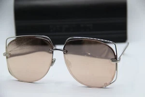 NEW CHRISTIAN DIOR STELLAIRE6 010SQ SILVER AUTHENTIC FRAMES SUNGLASSES 61-12 - Picture 1 of 5