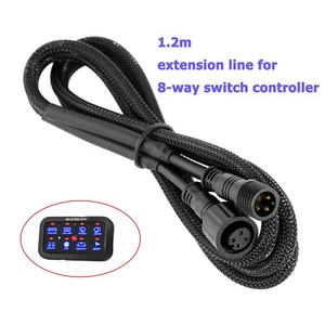 AUXBEAM RA80XL Switch Panel 1.2m Extension Line 8 Gang Auxiliary Multifunction - Picture 1 of 10